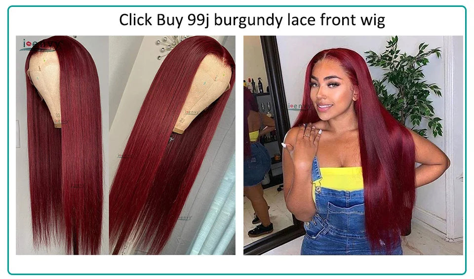 13X4 HD Transparente Lace Front Perücken Burgunderrote Echthaarperücken Vorgezupft 30 Zoll Body Wave Lace Front Perücken für Frauen Gelockt