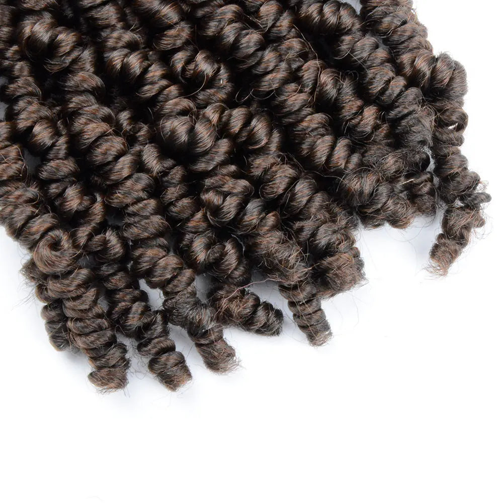 Bob Spring Twist Hair Vorgeflochtene Häkelzöpfe 6 Zoll Synthetisches kurzes Passion Twist Haar vorgeflochten von Flyteng