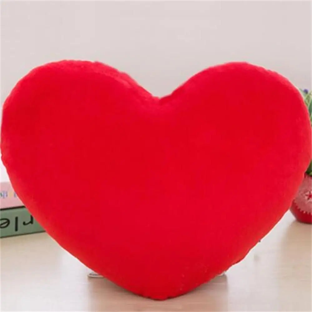 15//20cm Rosa weiches Kissen Rot Herzform Kissen Plüsch Kissen Valentinstag Wurfkissen Baumwollkissen Heimdeko Liebhaber Geschenk