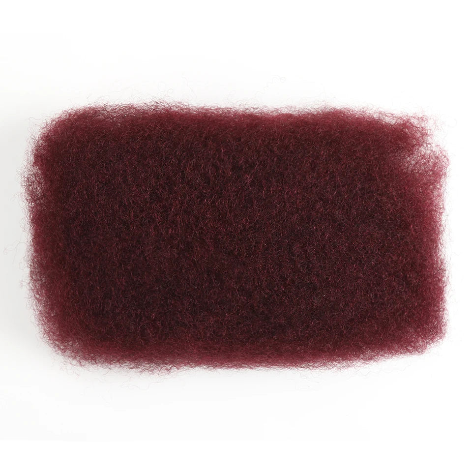 Joedir brasilianisches Remy Haar Afro Kinky Curly Bulk Echthaar zum Flechten von Dreadlocks Haarverlängerungen Häkelzöpfe QVR Haar