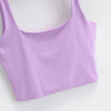 2022 Summer Women Sexy Sleeveless Tops Fashion Short Square Collar Tank Tops 6 Colors