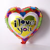 10 Stück 18 Zoll Valentinstags-Heliumballons, „I Love You“ Herzfolienballon, Romantische Hochzeits-Valentinstags-Partydekorationen