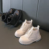 Autumn Winter Kids Boots Warm Plush Boys Toddler Girls Boots Fashion Leather Children Casual Shoes Boys Girls Boots for Kids