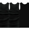 3pcs/lot Cotton Mens Underwear Sleeveless Tank Top Solid Muscle Vest Undershirts O-neck Gymclothing T-shirt men's vest Male 4XL