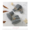 Baby Shoes + Gloves Set Knit Newborn Girls Boys Boots Mitten Fashion Butterfly-knot Toddler Infant Slip-On Bed Shoes Hand Made