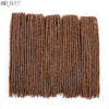 18"Synthetic Faux Locs Crochet Braids Hair Knotless Dreadlocks Straight Gypsy Locs Hair Ombre Braiding Hair Extensions For Women
