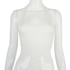 Sexy Solid Color Hanging Neck Bandage V-neck Off Shoulder Crop Tops 2021 Summer Women Fashion Casual Black Halter Vest Comfort