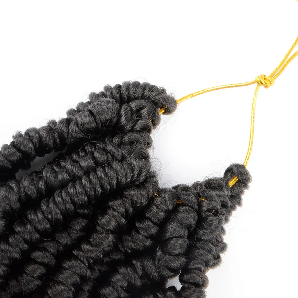 Bob Spring Twist Hair Vorgeflochtene Häkelzöpfe 6 Zoll Synthetisches kurzes Passion Twist Haar vorgeflochten von Flyteng