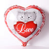 10 Stück 18 Zoll Valentinstags-Heliumballons, „I Love You“ Herzfolienballon, Romantische Hochzeits-Valentinstags-Partydekorationen