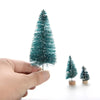 1/3/6 Stück Miniatur-Weihnachtsbaum, kleiner künstlicher Sisal-Schnee-Landschafts-Baum für Weihnachtsbastelarbeiten, Tischdekoration