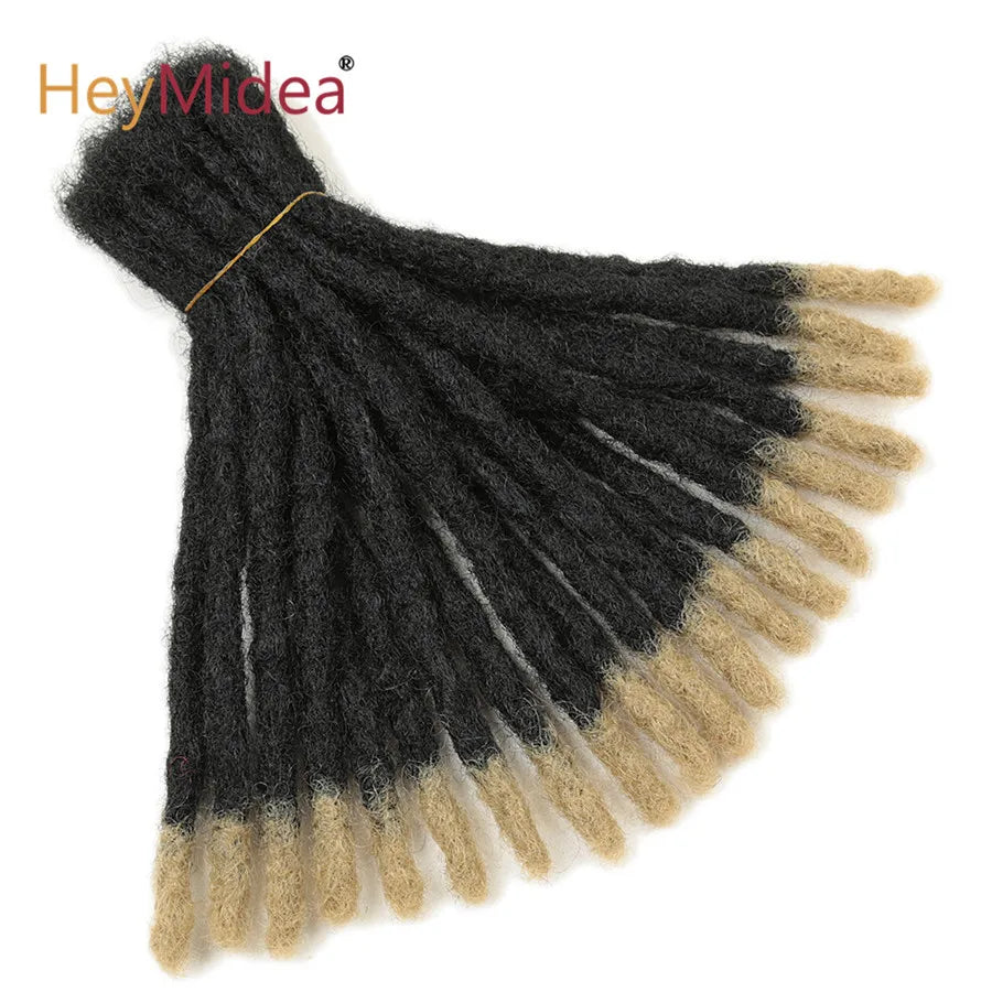 10-Zoll Synthetische Dreadlocks Häkelzöpfe Haare Handgemachte Locs Hip-Hop-Stil Für Männer Und Frauen Ombre Flechtperücke Extensions He