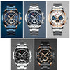 CURREN Men Watch Top Brand Luxury Sports Quartz Mens Watches Full Steel Waterproof Chronograph Wristwatch Men Relogio Masculino