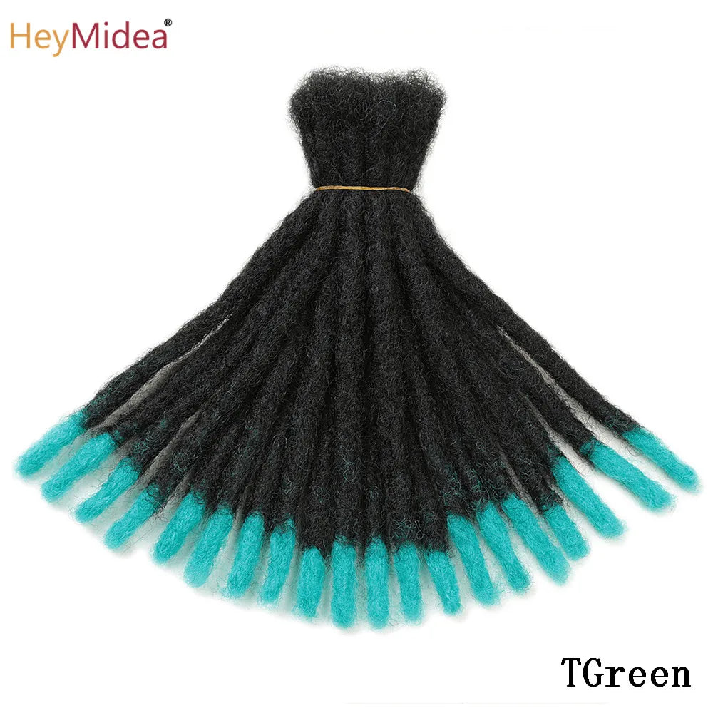 10-Zoll Synthetische Dreadlocks Häkelzöpfe Haare Handgemachte Locs Hip-Hop-Stil Für Männer Und Frauen Ombre Flechtperücke Extensions He