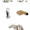 Eilyken Sexy Crystal Diamond Woman Sandals Fashion Buckle Strap Banquet Party High Heels Summer Ladies Shoes