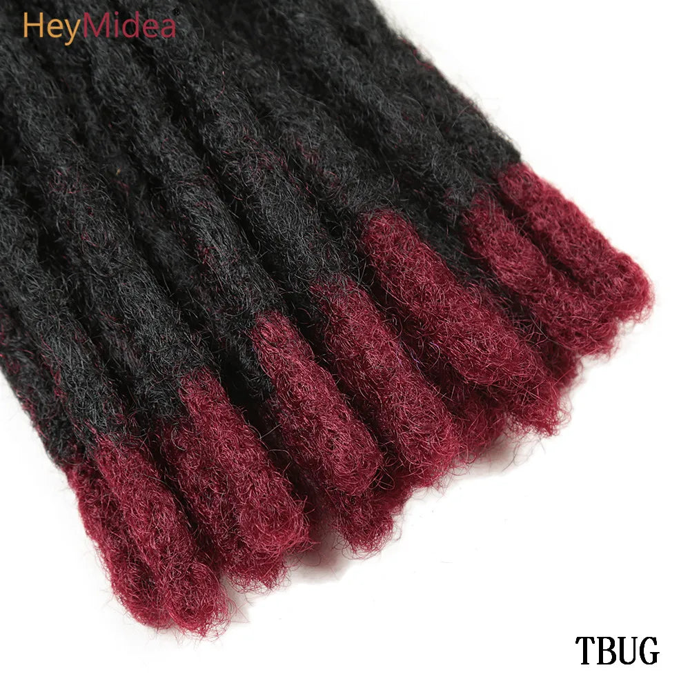 10-Zoll Synthetische Dreadlocks Häkelzöpfe Haare Handgemachte Locs Hip-Hop-Stil Für Männer Und Frauen Ombre Flechtperücke Extensions He