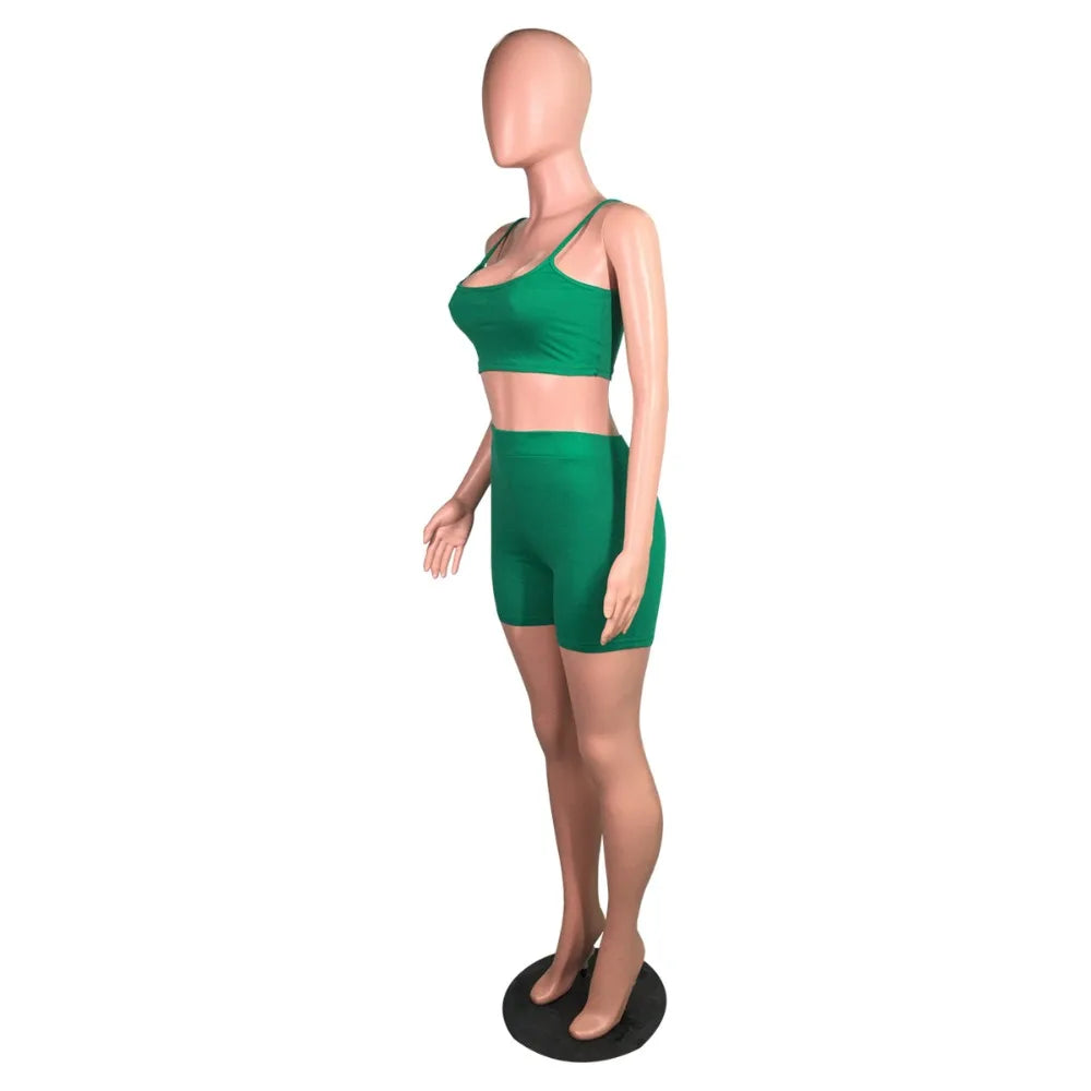 two piece set women two pieces outfits summer clothes crop top shorts 2 piece set women  summer clothing wholesale