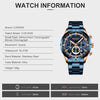 CURREN Men Watch Top Brand Luxury Sports Quartz Mens Watches Full Steel Waterproof Chronograph Wristwatch Men Relogio Masculino