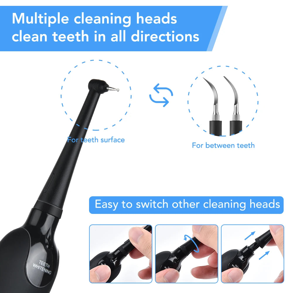 Home Calculus Remover Dental Scaling Electric Scaler Sonic Smoke Stains Tartar Plaque Teeth Whitening Dental Scaler