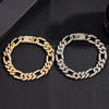 Flatfoosie Hip Hop Iced Out Chunky Cuban Chain Anklets For Women Luxury Rhinestone Link Ankle Bracelet Beach Barefoot Jewelry