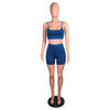 two piece set women two pieces outfits summer clothes crop top shorts 2 piece set women  summer clothing wholesale