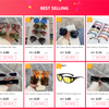 2023 Fashion New Women Oversized Rimless Sun Glasses Vintage Gradient Tea Cool Sunglasses Ladies Uitravioler-proof