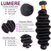 15A Loose Deep Wave Bundle With HD Closure 4X4 5x5 6x6 100% Virgin Brazilian Hair Weave Bundles 3/4 Bundle Deal  8-40" Wholeasle