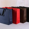 100pcs Custom LOGO Shopping bags High quality thick Paper Tote bags  for  Jewelry bag