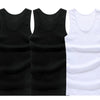 3pcs/lot Cotton Mens Underwear Sleeveless Tank Top Solid Muscle Vest Undershirts O-neck Gymclothing T-shirt men's vest Male 4XL