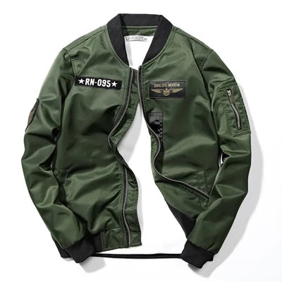 DIMUSI Men's Bomber Jackets Casual Male Outwear Windbreaker Coats Fashion Hip Hop Men Sports Pilot Baseball Jackets Clothing