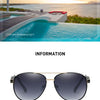 Hochwertige Damen Piloten Polarisierte Sonnenbrille Vintage Metall Hohl Fahrende Sonnenbrille UV400 Brille Gafas De Sol Mujer