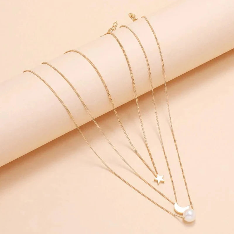 YWZIXLN 2021 Trend Elegant Jewelry Wedding Big Pearl Necklace For Women Fashion White Imitation Pearl Choker Necklace N0179