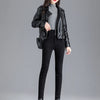 Thermal Winter Thick Fleece High-waist Warm Skinny Jeans Thick Women Stretch Button Pencil Pants Mom Casual Velvet Jeans