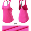 Women Gym Tops Black Sleeveless Yoga Top Women Fitness Shirt Gym Vest Running workout Sports Tops Letter Backless Shirt