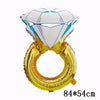 Love Heart Bear Foil Balloons Happy Birthday Valentine’s Day Party Decor Air Helium Globos Wedding Decorations Kids Toys Balloon