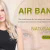 S-noilite 3g Air Bangs Perücke Menschliches Haar Natürliches Schwarzbraun Dünnes Unsichtbares Falsches Haarteil Clip-In Pony Echthaarverlängerung für Frauen