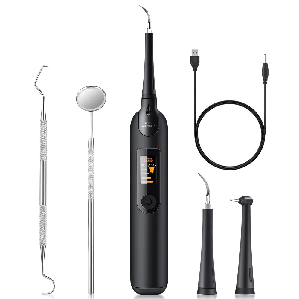 Home Calculus Remover Dental Scaling Electric Scaler Sonic Smoke Stains Tartar Plaque Teeth Whitening Dental Scaler
