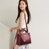 Soft Leather Luxury Handbags Women Bags Designer 3 Layers Shoulder Crossbody Sac Ladies Large Capacity Shopping Messenger Tote