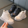Autumn Winter Kids Boots Warm Plush Boys Toddler Girls Boots Fashion Leather Children Casual Shoes Boys Girls Boots for Kids