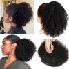 Afro Kinky Curly Hair Ponytail Extensions Clip in Drawstring Ponytail Human Hair Extensions Mongolian Kinky curly Hair Pieces