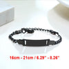 Vnox Personalize Mom Daughter Son Name Bracelets Non Allergy Stainless Steel Baptism Custom Love Baby Gifts Adjustable Jewelry