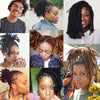 10-Zoll Synthetische Dreadlocks Häkelzöpfe Haare Handgemachte Locs Hip-Hop-Stil Für Männer Und Frauen Ombre Flechtperücke Extensions He