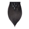 Doreen Full Head Brazilian Machine Remy Clip in Hair Extensions Human Hair 100% Real Natural Hairpiece Clips On 120G 14 To 22