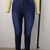 Jeans Große Größen Stretch-Denim Skinny-Hose