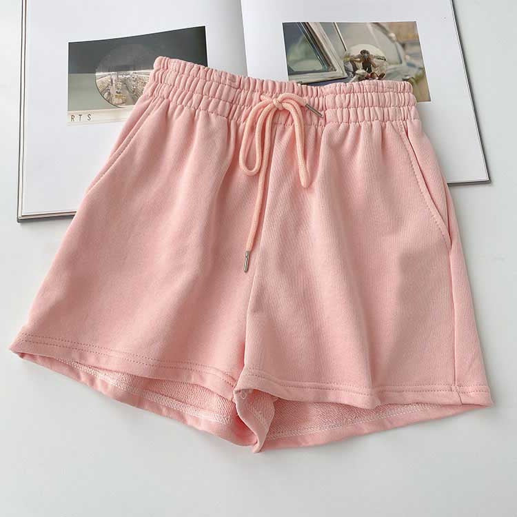 Fat mm large size shorts female summer New loose harbor wind leisure sports a word home wide leg hot pants foreign trade ins