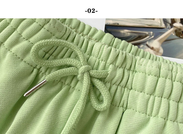Fat mm large size shorts female summer New loose harbor wind leisure sports a word home wide leg hot pants foreign trade ins