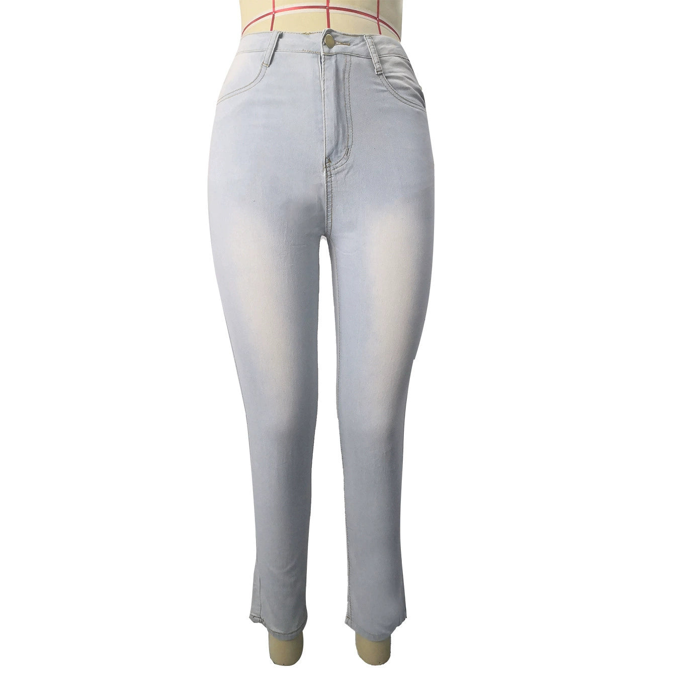 Jeans Große Größen Stretch-Denim Skinny-Hose