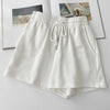 Fat mm large size shorts female summer New loose harbor wind leisure sports a word home wide leg hot pants foreign trade ins