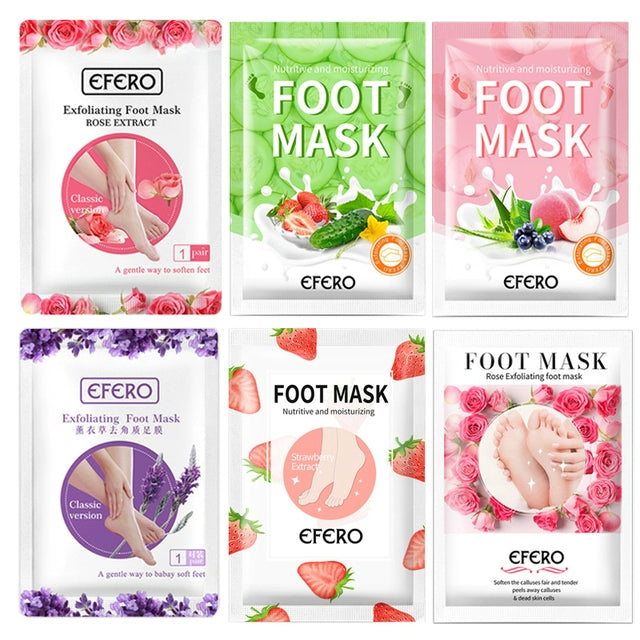 6packs Exfoliating Foot Mask Scrub Foot Care Feet Patches So