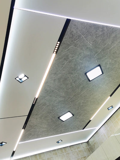 Wabenplatte große integrierte Deckenleuchte LED-Gitterlampe 3.5 Einbauleuchte 3.7 Flutlicht Schienen-Kopflampe