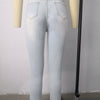 Jeans Große Größen Stretch-Denim Skinny-Hose